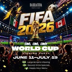 World Cup Viewing Parties at Barracuda Bistro & Bar, New Haven