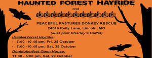 Haunted Forest Hayride and Donktoberfest
