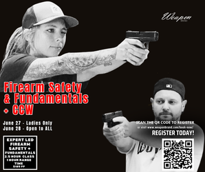 Firearm Safety and Fundamentals + CCW