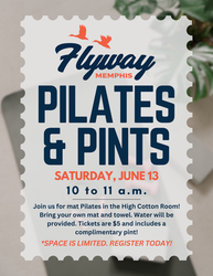 Pilates and Pints at Flyway Memphis
