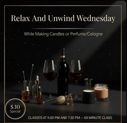 Unwind Wednesday Candle of Perfume/Cologne Class