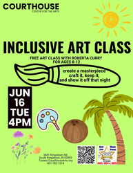 Inclusive Art Class with Roberta Curry (Ages 8-12)