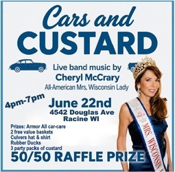 Cars & Custard Car Show - Culvers - Monday June 22 -  4pm - 7pm