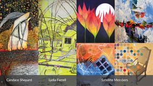 Candace Shepard, Lydia Farrell, and the Annual Satellite Members Show