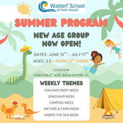 Waldorf School of Palm Beach Summer Program 2026 – Now Enrolling!