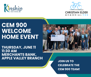 Christian Elder Memorial 900 Welcome Home Event