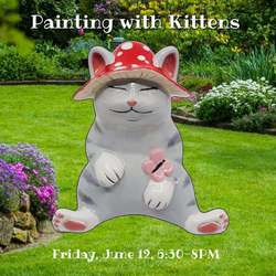 Pottery Painting with Kittens at Sugar Kittens Cat Café