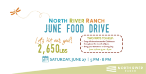 North River Ranch June Food Drive Giving Day!