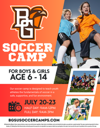 Bowling Green State University Women's Soccer Kids Camp