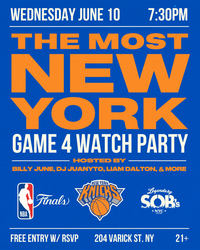 Knicks Watch Party: NBA FINALS GAME 4