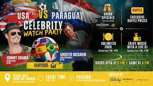 USA vs Paraguay - Celebrity Watch Party