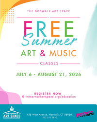 New FREE Summer Art and Music Classes at The Norwalk Art Space  for Students 12-18 Years Old