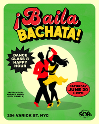 ¡Baila Bachata! Dance Class & Happy Hour