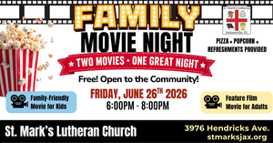 FREE Family Movie Night: Two Movies • One Great Night