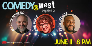 West Brewing Comedy Night with Erin Ingle, Tyrik Woods and Rich Snyder!