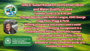 IDALS' Susan Kozak on Soil Conservation and Water Quality in Iowa