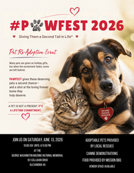 PAWFEST II: Pet Adoption, Military K9 Demonstrations & Pet & Family Food Insecurity Drive