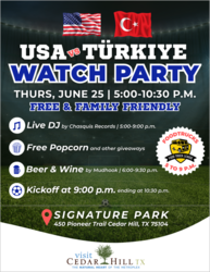 Free USA vs. Türkiye Watch Party