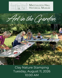Art in the Garden - Clay Nature Stamping