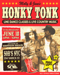 Molly & June's Honky Tonk: Line Dance Classes & Country Music