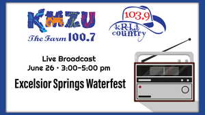 *KMZU/KLRI live remote broadcast - Excelsior Springs Waterfest