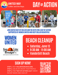 United Way Day of Action: Beach Cleanup