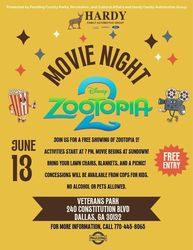 PCPRCA - FREE MOVIE IN THE PARK!