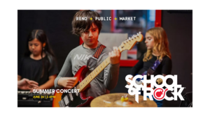 School Of Rock Summer Concert at Reno Public Market