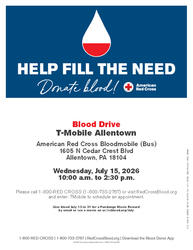TMobile Community Blood Drive