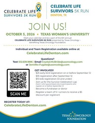 Texas Oncology Celebrate Life 5K and Survivor Walk