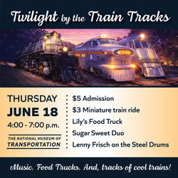 Twilight by the Train Tracks