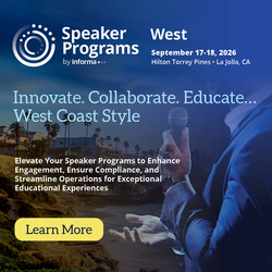 Speaker Programs West 2026 | Bio/Pharma Speaker Bureau, Medical Education, & HCP Engagement Summit