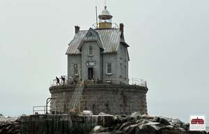Three Lighthouses Off New London at the Pardee-Morris House