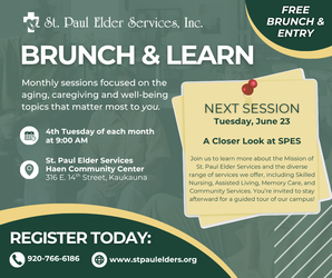 Brunch & Learn: A Closer Look at St. Paul Elder Services