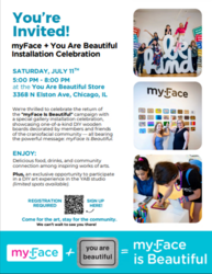 myFace   You Are Beautiful Instillation Celebration