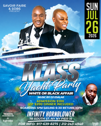 KLASS Yacht Party 2026 Aboard the Infinity Hornblower