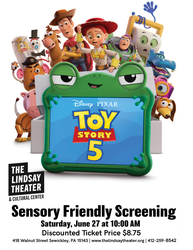 'Toy Story 5' Sensory Friendly Screening
