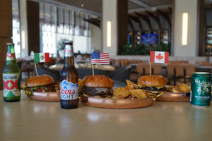 Host Country Burger Trio