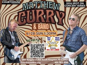 Acclaimed Roots n' Blues Rocker Matthew Curry On Tour; Performs at Courthouse Center for the Arts