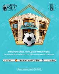Soccer Watch Party: Spain vs. Cape Verde