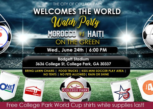 College Park Welcomes the World Watch Party