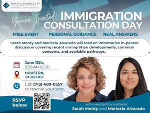 Free Immigration Consultation Day - June 13th