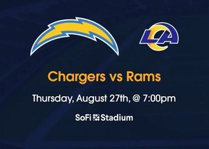 Chargers vs Rams Aug 27