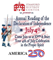 250th Anniversary Reading of the Declaration of Independence at Stamford History Center