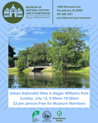 Urban Naturalist Hike in Roger Williams Park