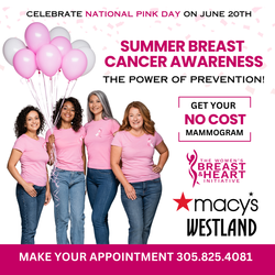 Women’s Breast & Heart Initiative Marks National Pink Day by Providing No-Cost Mammogram Screenings