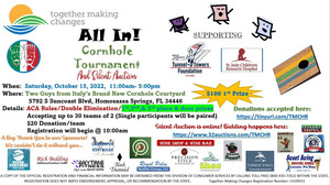 ALL IN! Cornhole Tournament & Silent Auction
