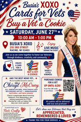 Cards for Veterans featuring Mrs. Wisconsin Lady