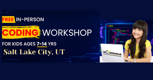 In-Person Free Coding Workshop For Kids at Salt Lake City, UT (7-14 yrs)