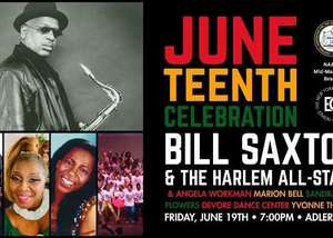 Juneteenth Jazz Celebration w/ Bill Saxton & the Harlem All-Stars and More!